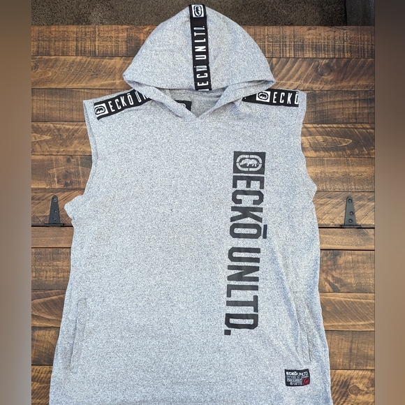 Ecko Unltd Muscle Tank Top Hoodie Jersey Sleeveless Men's XXL - Picture 1 of 6